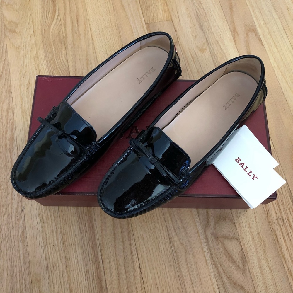 Bally Dakar Patent Leather Women’s Driving Shoes